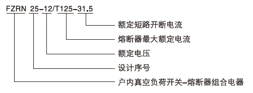 FZN25-12系列真空負荷開關型號含義2